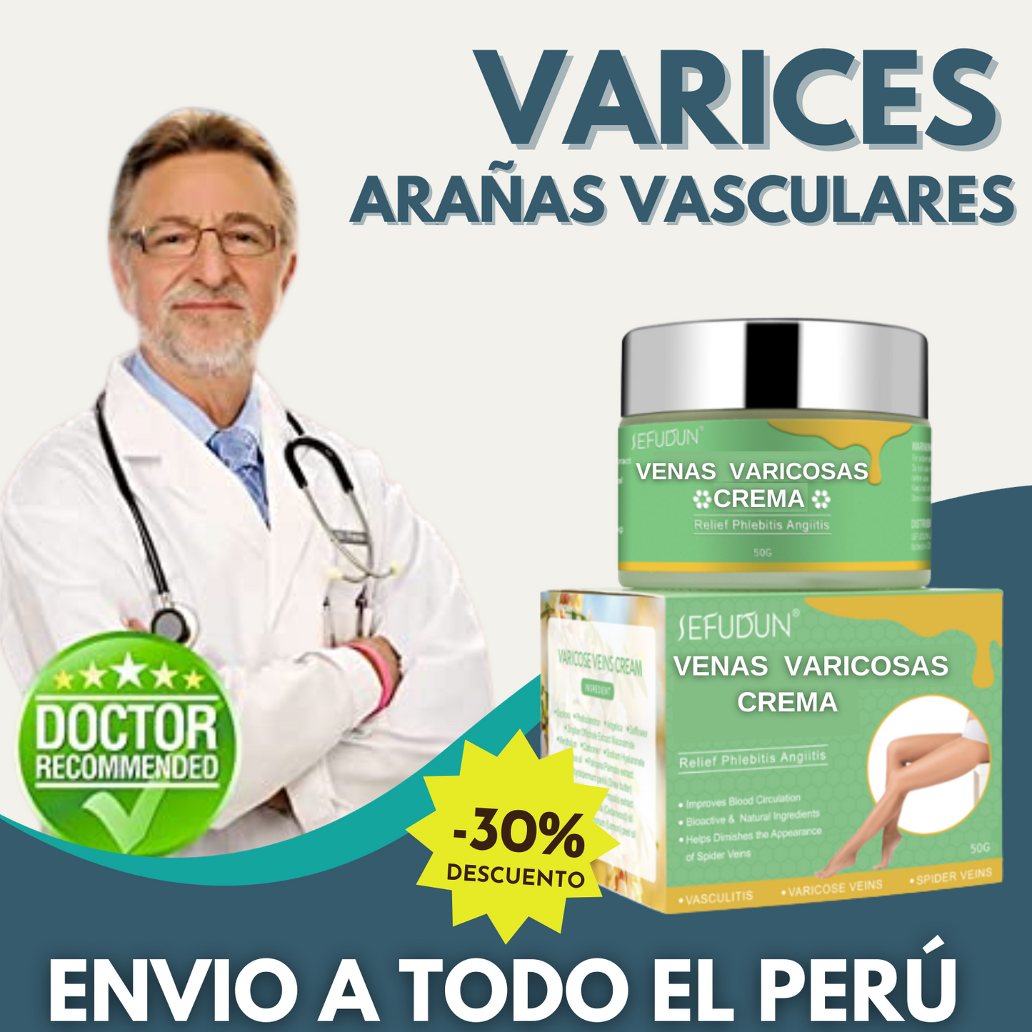 CREMA PARA VENAS VARICOSAS